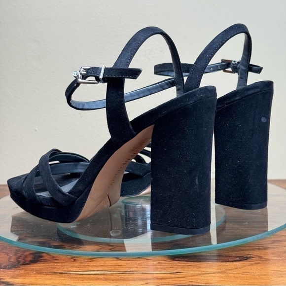 Franco Sarto Damalis Platform Sandal - Black Galaxy - size 8 - Picture 12 of 16